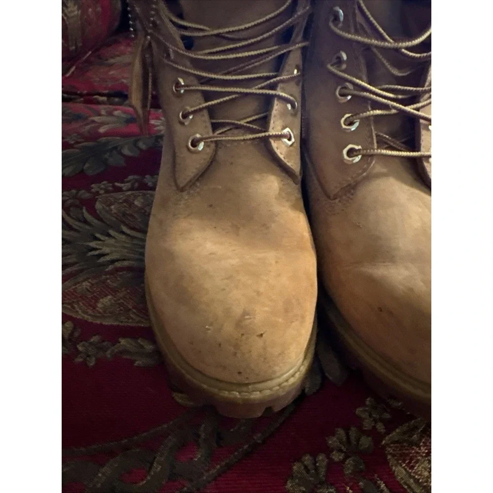 Mens Timberland 6-Inch Premium Wheat Waterproof Boot Size 7